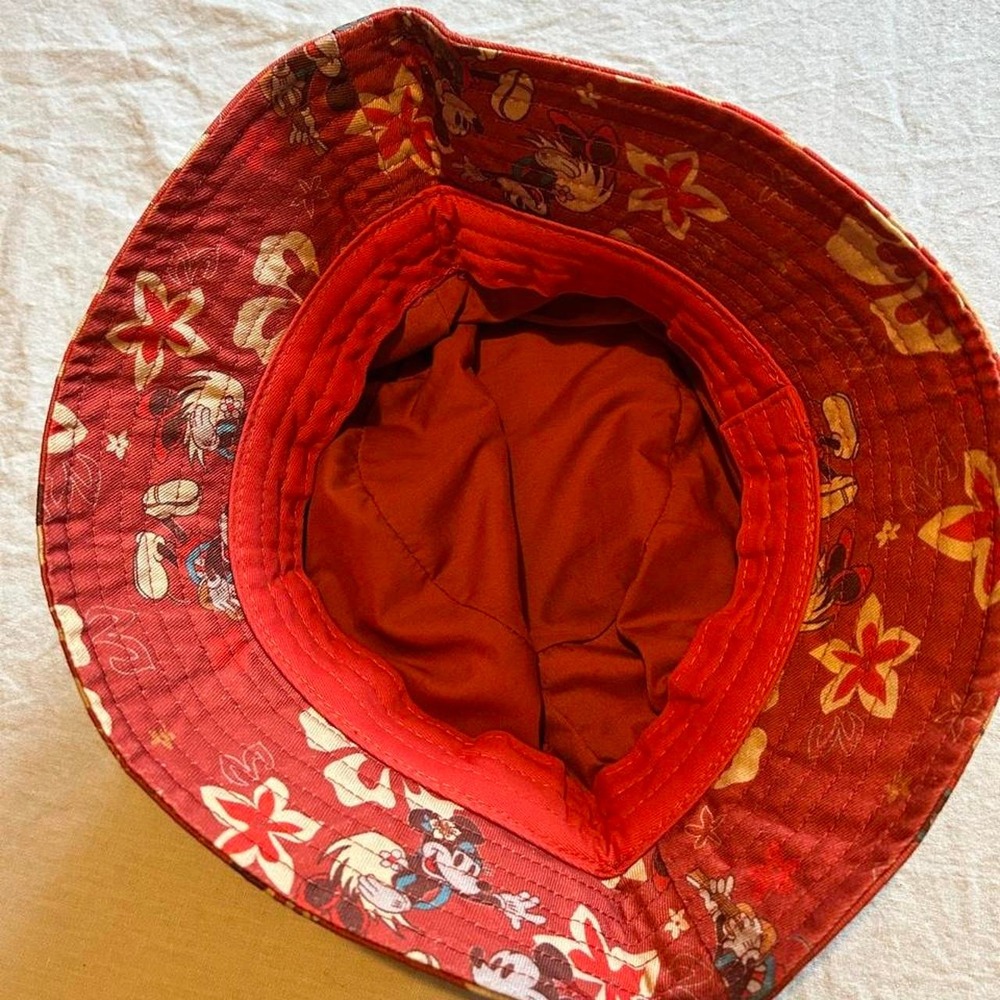 Disney Mickey Mouse red tropical bucket hat - Picture 4 of 4